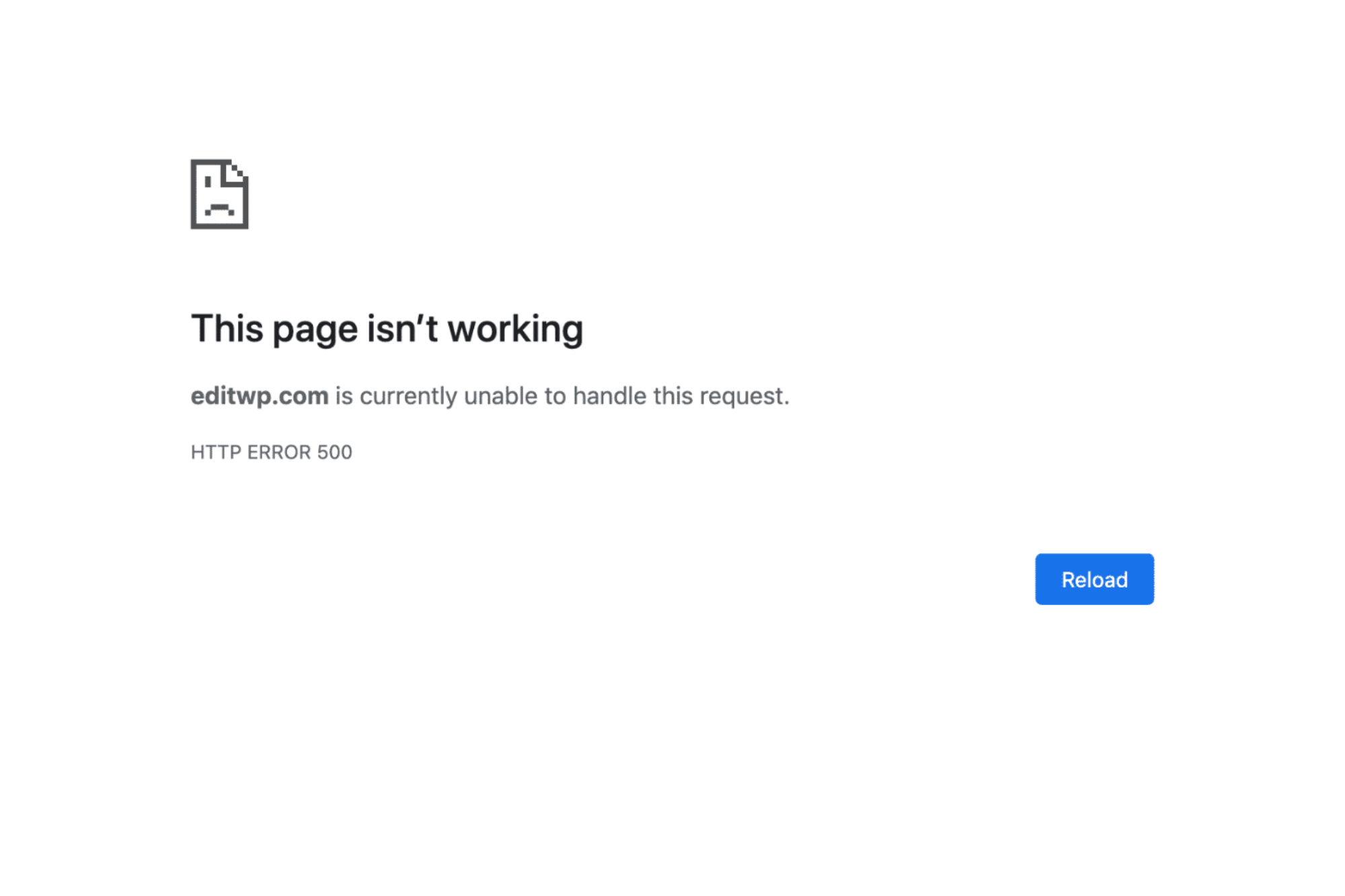 Erro 500 no Wordpress